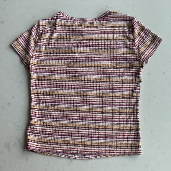 GARAGE Stripped Crop Top - Picture 4 of 5